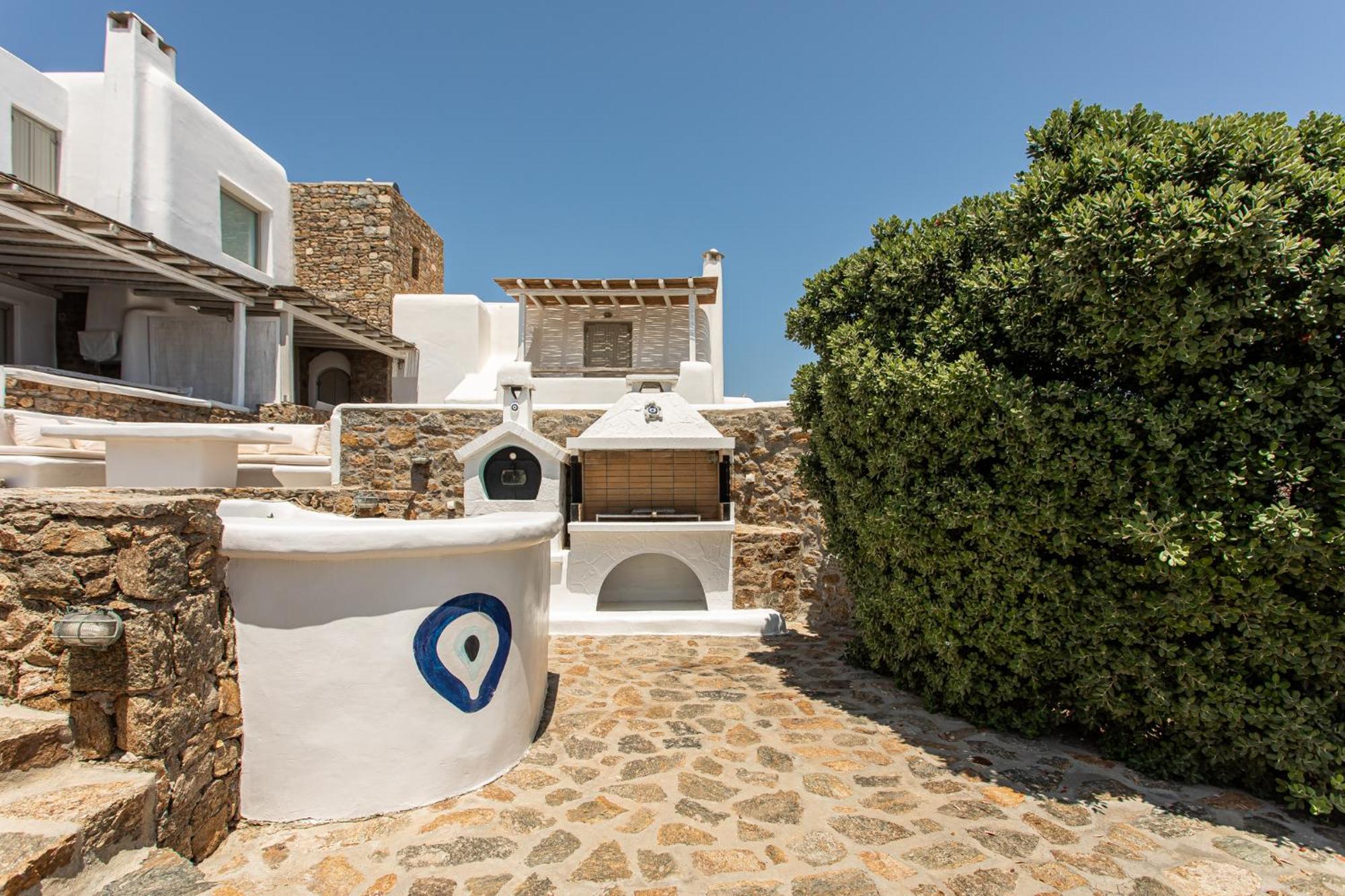 Manolia Luxury Private House By Mykonian Kazarte Villa Kalo Livadi Luaran gambar