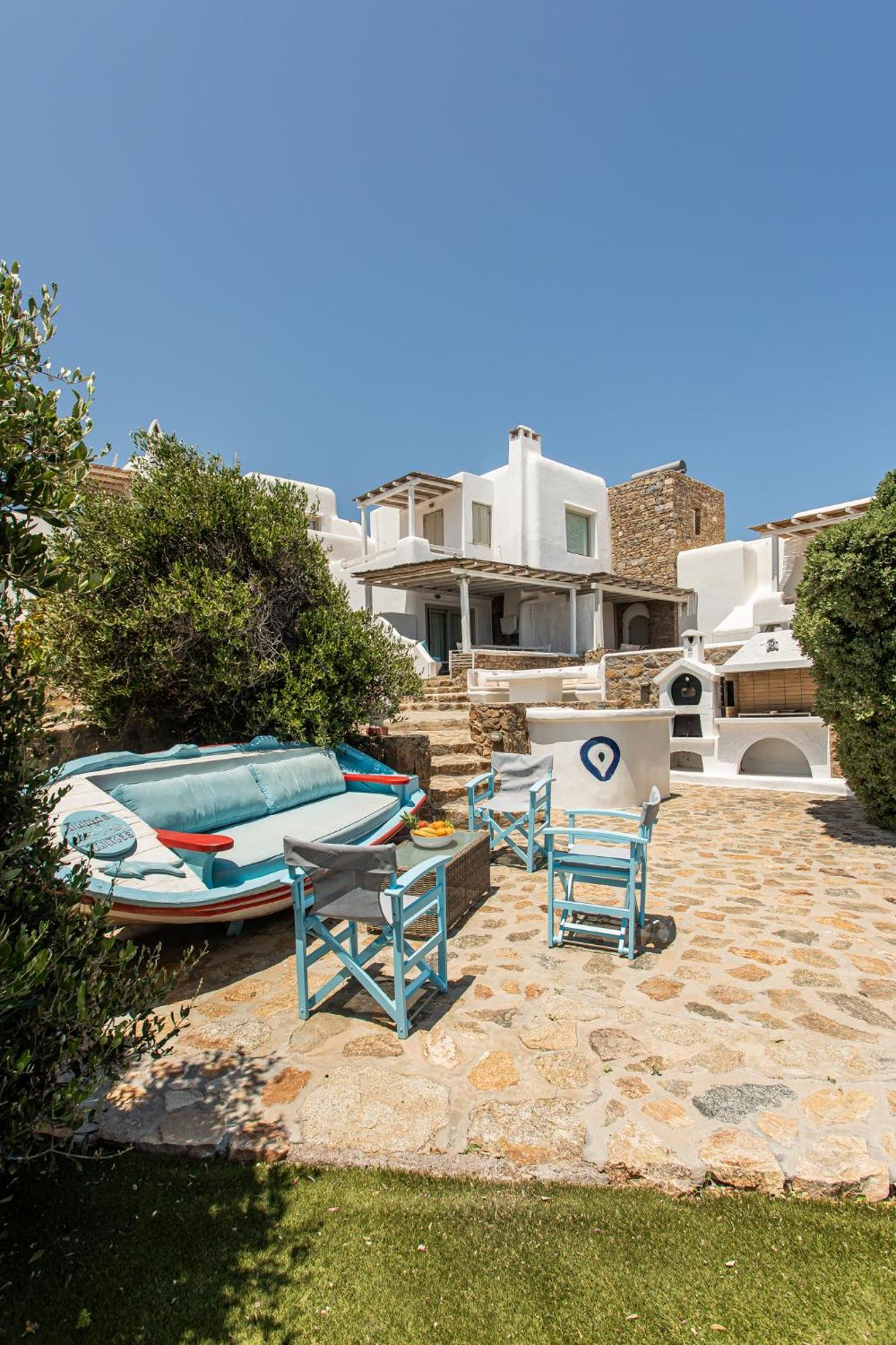 Manolia Luxury Private House By Mykonian Kazarte Villa Kalo Livadi Luaran gambar
