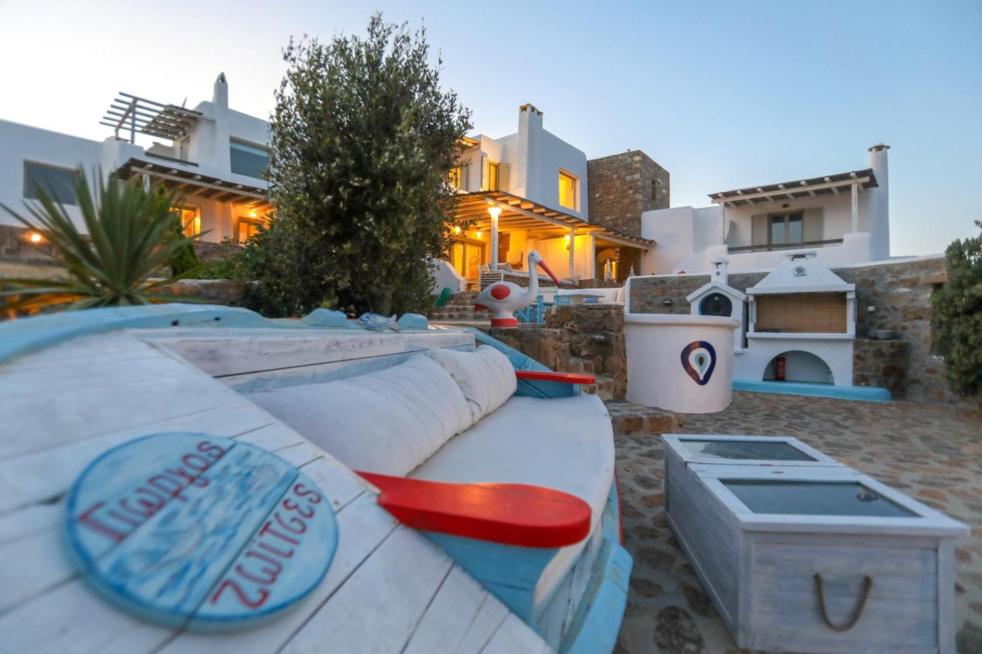 Manolia Luxury Private House By Mykonian Kazarte Villa Kalo Livadi Luaran gambar