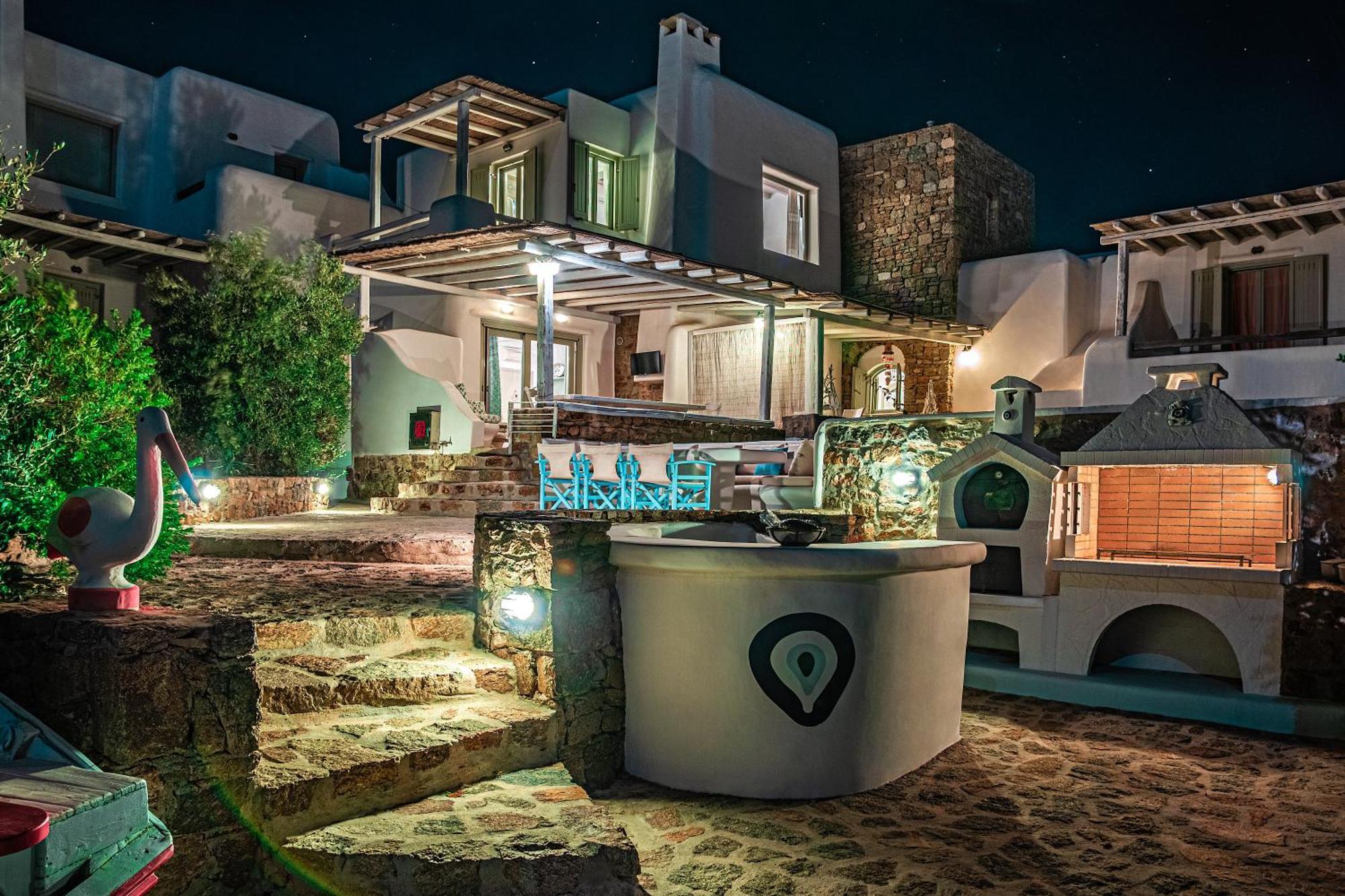 Manolia Luxury Private House By Mykonian Kazarte Villa Kalo Livadi Luaran gambar